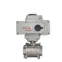 Válvula de Bola Eléctrica NPT Compacta de Acero Inoxidable 304 de Alta Temperatura Tipo Interruptor OEM para Agua, Gas, Aceite y Ácido