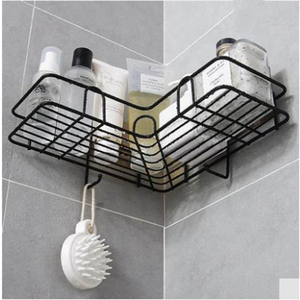 Estante de exhibición de <span class=keywords><strong>metal</strong></span> flotante de estilo nórdico con soporte de pared de madera estante decorativo para baño o cocina - Product Image 2