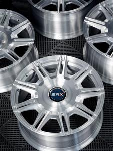 Jantes de luxe SRX en alliage d'aluminium forgé, design concave, finition argentée, capacité de charge élevée, 16-24 pouces, pour Audi, nouveau modèle, ET 10-50 mm - Product Image 4