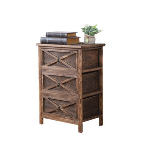 Chinese Antique Wooden Furniture Rustic Classical Shabby Chic Painted <strong>Corner</strong> <strong>Storage</strong> <strong>Cabinet</strong> - Product Image 1