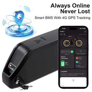 Batería <span class=keywords><strong>de</strong></span> Litio para Bicicleta Eléctrica A149-B 21700 con BMS Inteligente y Rastreo GPS 4G, 48V 30Ah, para Bicicleta Eléctrica <span class=keywords><strong>de</strong></span> Montaña - Product Image 2