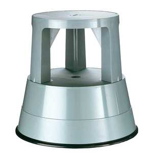 Rolltritt Aus Kunststoff, Grau, Tragkraft 150Kg, Ø 290/440 Mm, Höhe 430 mm - Product Image 1