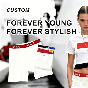 Boxer <span class=keywords><strong>Uomo</strong></span> in Puro <span class=keywords><strong>Cotone</strong></span>, Pantaloncini Boxer da <span class=keywords><strong>Uomo</strong></span> Hip-Hop Taglie Forti, Intimo Lungo con Tessuto Lavorato a Maglia Senza Cuciture, Slip Unisex - Product Image 6