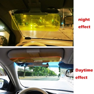 Lunettes de conduite anti-éblouissement 2 en 1 <span class=keywords><strong>Pare</strong></span>-soleil de voiture avec fente pour carte <span class=keywords><strong>Vue</strong></span> claire jour et nuit Miroir rabattable latéral <span class=keywords><strong>Pare</strong></span>-soleil de fenêtre - Product Image 2