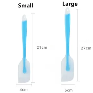 Translucent Non-Stick Silicone Cake <b>Scraper</b> Spatula <b>for</b> Cream & Pastry <b>Kitchen</b> Cooking Mold Brush Tool Baking Accessories - Product Image 5