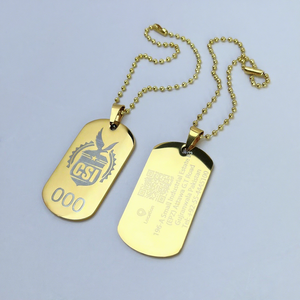 Placa <span class=keywords><strong>de</strong></span> <span class=keywords><strong>Identificación</strong></span> Metálica Personalizada con Grabado Láser para <span class=keywords><strong>Identificación</strong></span> y Etiquetas <span class=keywords><strong>de</strong></span> Marca - Product Image 1