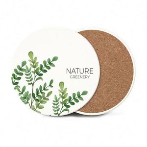 Custom Printed Ceramic <b>Coasters</b> - Absorbent <b>Car</b> Cup Mats for Wedding Souvenirs & Promotional Gifts - Product Image 2