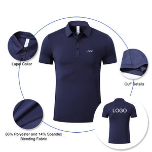 Chemises Polo Unisexe à Manches Courtes et Col Revers pour l'Été, Respirantes et Légères, pour le Golf et les Sports, Uniformes Polo T-shirts - Product Image 2