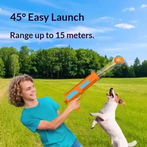 Lanceur de balles <span class=keywords><strong>pour</strong></span> chien, jouets à lancer, motif de dessin animé, durable, résistant à la mastication, élastique, soulagement de l'ennui <span class=keywords><strong>pour</strong></span> les Border Collies et les Labradors - Product Image 2