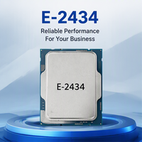 Prosesor Server Baru E2434 4C/8T 12MB 3.4GHz hingga 5.0GHz LGA1700 55W DDR5 4800 Stok Massal Memori Maksimal 128GB PCIe Gen5 CPU