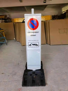 Màu đỏ trắng phản chiếu phim cảnh báo đường cao tốc an toàn đường bộ nhựa hướng dẫn bảng phân chia làn đường giao thông dọc Bảng điều khiển - Product Image 3