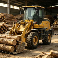 Caricatore Frontale 4x4 ad Alta Efficienza 170HP con Motore Weichai e Sistema Idraulico Kawasaki per Edilizia, Movimento Terra e Miniera
