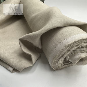 Tissus en <span class=keywords><strong>lin</strong></span> naturel blanc épais lavé sur mesure en rouleaux Mindun Wholesale pour chemises et rideaux - Product Image 3