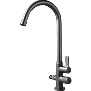 Robinet extérieur <span class=keywords><strong>antigel</strong></span> en cuivre et céramique, style minimaliste moderne, double sortie d'eau, idéal <span class=keywords><strong>pour</strong></span> jardin, lavage de voiture et <span class=keywords><strong>piscine</strong></span> - Vente en gros usine - Product Image 1
