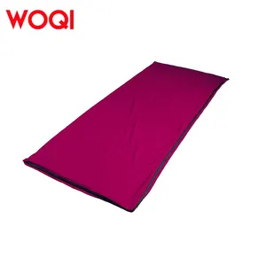 Woqi - Lençol de viagem leve personalizável para acampamento ao ar livre, cobertor polar para clima frio, saco de dormir em lã