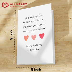 Tarjetas Personalizadas para el Día de San Valentín de 5x7 Pulgadas, Tarjeta de Te Amo, MOQ Bajo, con Sobre y Adhesivo - Product Image 3