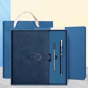 Promo Wholesale Business Notebook <b>Journal</b> for Gifts Customizable PU Leather A5 Notebook Gift Set With Pen, Thermal Mug and USB - Product Image 2
