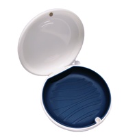 Silicone coloré mince fermeture magnétique orthodontique retenue aligneur orthèse boîte de rangement nouveau produit d'hygiène buccale polyvalent