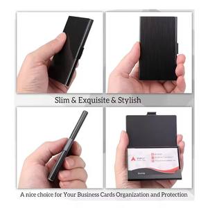 هدية ترويجية نحيفة معدنية للأعمال ، علبة صغيرة أنيقة من من من من من من من من من من نوع ID - Product Image 3