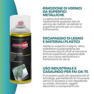 Spray Rimuovi Vernice Ambro-Sol 400ml, Uso Professionale, Spray Tecnico - Product Image 4