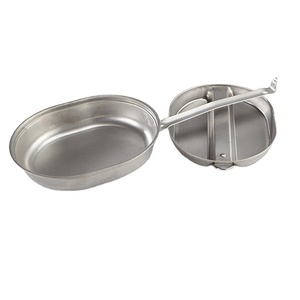 Kit KANGO gessetto 304 in acciaio inossidabile pentole da campeggio Kit tattico da mensa per campeggio - Product Image 2