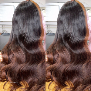Perruque 2026 SHY Hair en cheveux européens HD13*5 avec bonnet en silicone, sans colle, pré-épilée, effet Body Wave, pour femmes. - Product Image 2