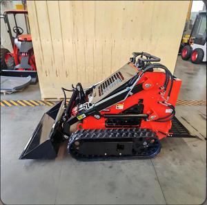 Factory Direct Sale of Cheap Mini Mobile Small Skid Steer <strong>Loader</strong> Gasoline Engine Compact <strong>Loader</strong> Skid Steer <strong>Loader</strong> for Sale - Product Image 5