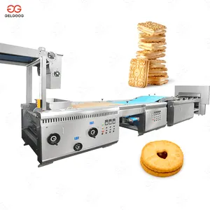 Industrial Supplier Cookie Biscuit Manufacture Bakery Equipment Fruit Jam Biscuits Production Line