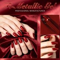 ICE NOVA Chrome Nail OEM Effet Miroir Métallique Holographique Aurora Pour Nail Art Gel Vernis Sirène Trempage Poudre Gel Vernis Ensemble