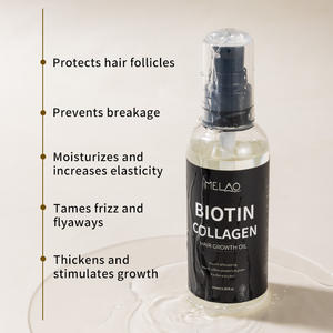 Aceite para el Crecimiento del Cabello con Biotina y Colágeno Orgánico de Marca Privada para Cuero Cabelludo Sensible - Cuidado Nutritivo y Reparación Capilar - Product Image 4