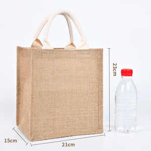 New Style Custom <strong>Printed</strong> Logo Linen Shopping <strong>Tote</strong> <strong>Bag</strong> <strong>Jute</strong> Handbag for Promotion - Product Image 6