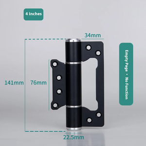 Ferme-porte hydraulique automatique silencieux à charnière invisible, fermeture amortie, en alliage d'aluminium, quincaillerie fonctionnelle pour usage en parc - Product Image 6