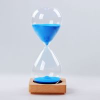 Sablier décoratif moderne, minuteur de sable 3 min, 5 min, 15 min, 60 min, sablier artisanal respectueux de l'environnement