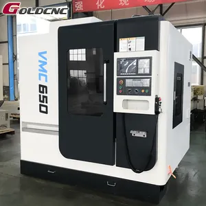 Máquina CNC VMC 650 fabricante de centros de mecanizado de aluminio para metal