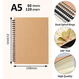 ปกสมุดโน๊ตคราฟท์โปรโมชั่นปรับแต่งได้สมุดบันทึกปกอ่อนวารสารที่มีรูปถ่าย/โลโก้/ข้อความของตัวเองสำหรับสำนักงานธุรกิจ - Product Image 3