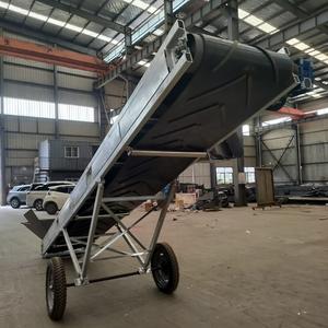 Sporco di terra nastro trasportatore Mobile Stacker <span class=keywords><strong>6</strong></span> metri di lunghezza trasportatore palificazione macchina fabbrica pronto Stock CE garanzia di qualità - Product Image 4