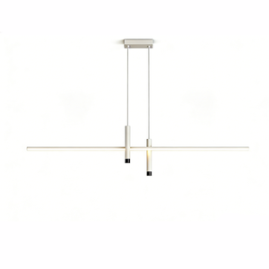 Lampadario Minimalista per Ristorante, Moderno e Semplice per Sala da Pranzo e Bar, Lampadario Creativo a Striscia Lunga <span class=keywords><strong>con</strong></span> <span class=keywords><strong>Faretti</strong></span> - Product Image 6