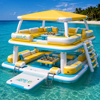 Plateforme flottante gonflable de qualité marine pour l'eau de mer, loisirs familiaux en plein air, usage quotidien