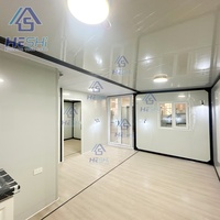 Maison mobile moderne préfabriquée sur mesure de 20, 30 ou 40 pieds avec salle de bain intégrée, conteneur extensible à vendre