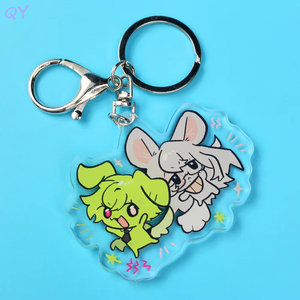QY Anime Acrylic Keychain Cartoon Pendant Double Sided Printed <b>Key</b> <b>Ring</b> Lightweight Souvenir Gift - Product Image 5