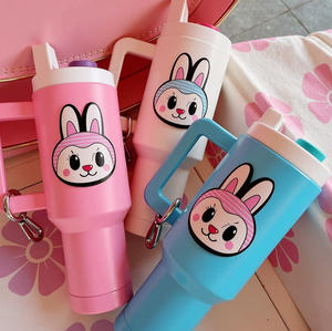 Portachiavi Giocattolo Mini Tazza Kawaii Labobu, Accessori Ciondolo 3D Carino per Zaino, Ornamenti per Borsa Mini Portachiavi <span class=keywords><strong>Stanley</strong></span> Labobu - Product Image 3