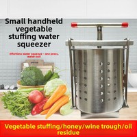 Presse à garniture de légumes en acier inoxydable, presse-miel, presse-agrumes manuelle, déshydrateur domestique, outil de déshydratation pour garniture de raviolis