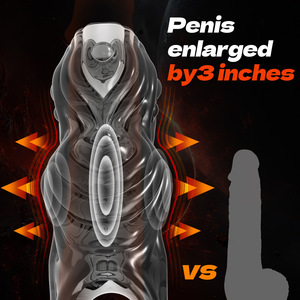 Opvallende vergrote cockring met onregelmatig slot, speels wolfstandontwerp, voor mannen, koppels, flirten, schildpad, BDSM seksspeeltjes, Huawen Delay. - Product Image 5