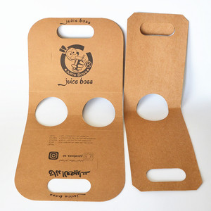 Màu xanh lá cây treausre biểu tượng tùy chỉnh dùng một lần lấy đi 2 hai thẻ <span class=keywords><strong>borad</strong></span> uống cà phê cốc giấy tàu sân bay chủ - Product Image 3