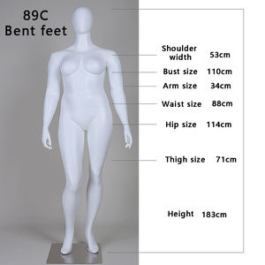 FRP 옴므 현실적인 여성 신체 원피스 형태 마네킹 섹스 옷 매장 여성 신체 마네킹 전신 여성 마네킹 - Product Image 5