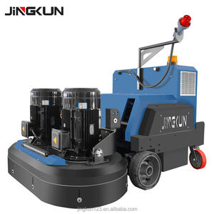 JINGKUN Hochleistungs-Doppelkopf-Bodenpoliermaschine 220V 380V 480V 3-Phasen Ferngesteuert für Epoxid, Beton und Terrazzo - Product Image 1
