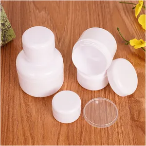 Pp Jars 5ml 10ml 20ml 30ml 50ml 100ml 200ml Face Hand Hair Skin Care Lotions Dome Makeup Plastic Cream Jar Cosmetic Container