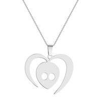 Bonne Qualité Tokio Hotel Alien Pendentif Alien Logo Bijoux Collier En Acier Inoxydable