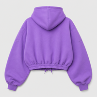 Hoodie Cetak Embos Destroy Wash Produsen Custom 400 GSM Oversized Low Moq Fleece Berat Berkualitas Tinggi