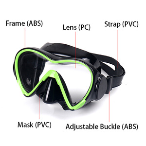 Wholesale Anti Fog <strong>Low</strong> <strong>Volume</strong> Dive Snorkeling <strong>Mask</strong> and <strong>Snorkel</strong> <strong>Set</strong> for Adults - Product Image 2